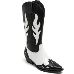 SHOES Abby Dame cowboystøvle 9632A - Black Hot