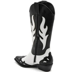 SHOES Abby Dame cowboystøvle 9632A - Black Hot