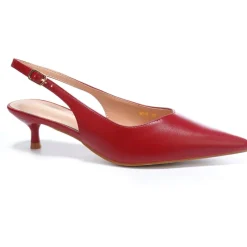 SHOES Abigail dame stiletter med slingback M105 - Wine Best