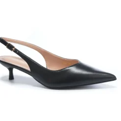 SHOES Abigail dame stiletter med slingback M105 - Black Sale