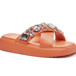 SHOES Adelina dame sandal 2367 - Orange Sale