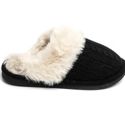 SHOES Aisha dame hjemmesko 5284 - Black Clearance