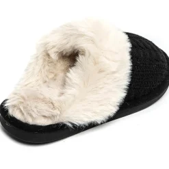 SHOES Aisha dame hjemmesko 5284 - Black Clearance