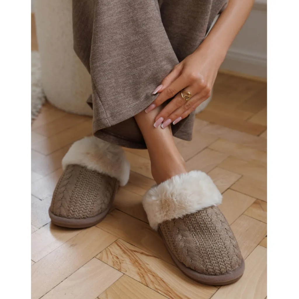 SHOES Aisha dame hjemmesko 5284 - Camel