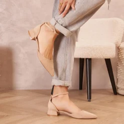 SHOES Alia dame stiletter D-1288 - Khaki Clearance