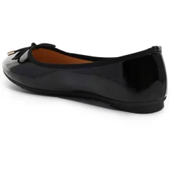 SHOES Alli dame ballerinasko VG256 - Black Vernice Discount