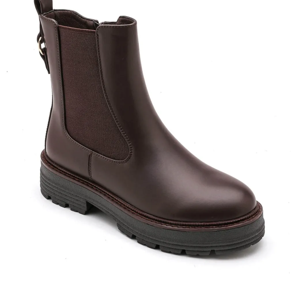 SHOES Aluna dame støvler 6389 - Brown Hot