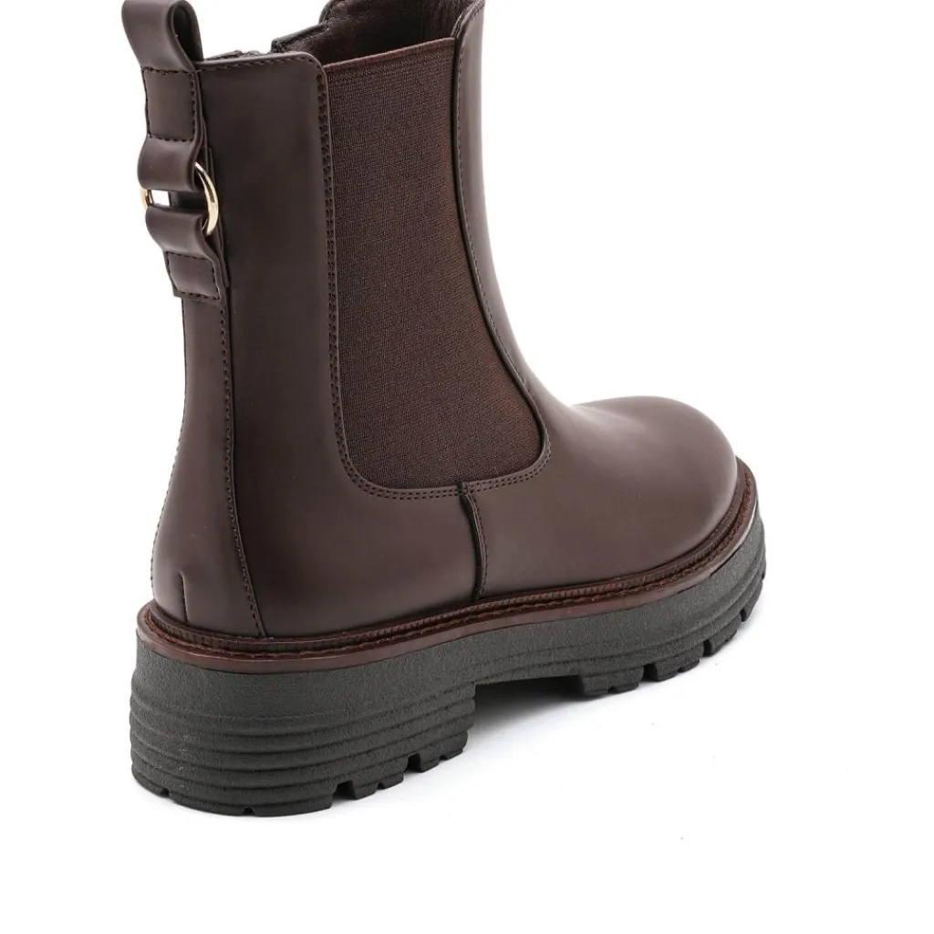 SHOES Aluna dame støvler 6389 - Brown Hot