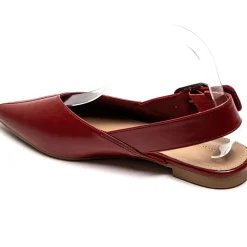 SHOES Amance dame slingback ballerinaer 9705 - Red Online
