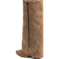 SHOES Annabelle dame støvler 7675A - Camel Discount