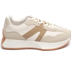 SHOES Annick dame sneakers 8917 - Beige Best