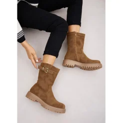 SHOES Antoinette dame støvler 8613 - Camel Clearance