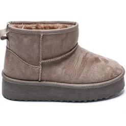 SHOES Ariane dame bamsestøvler WD145 - Kaki Best