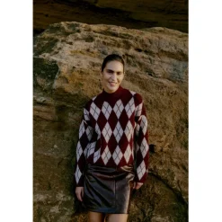 b.young b. young dame nederdel BYDAINA - Chocolate Plum Sale