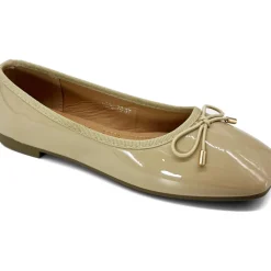 SHOES Benita dame ballerina 9988-76 - Beige New