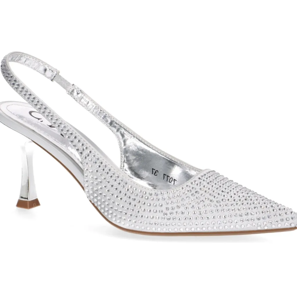 SHOES Blanche dame sko 7077 - Silver Online
