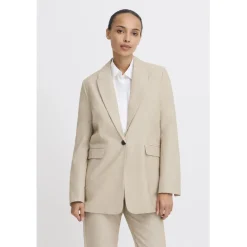 b.young dame blazer BYDANTA - Humus Melange Sale