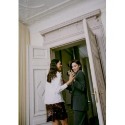 b.young dame blazer BYDANTA - Black Melange