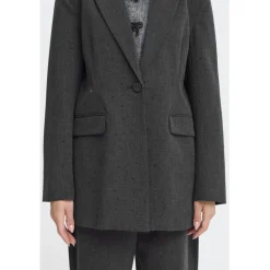 b.young dame blazer BYDANTA - Black Melange