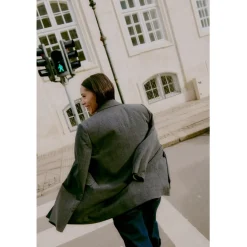 b.young dame blazer BYDANTA - Black Melange