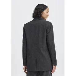 b.young dame blazer BYDANTA - Black Melange Best