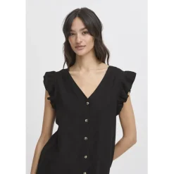 b.young dame bluse BYFALAKKA - Black Best