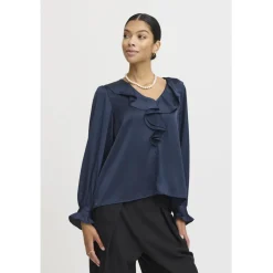 b.young dame bluse BYFLAIR - Navy Blazer Clearance
