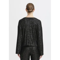 b.young dame bluse BYSOLIA - Black Clearance