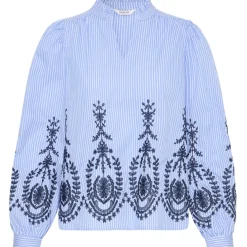 b.young dame bluse BYXFAUSTA - light blue mix New