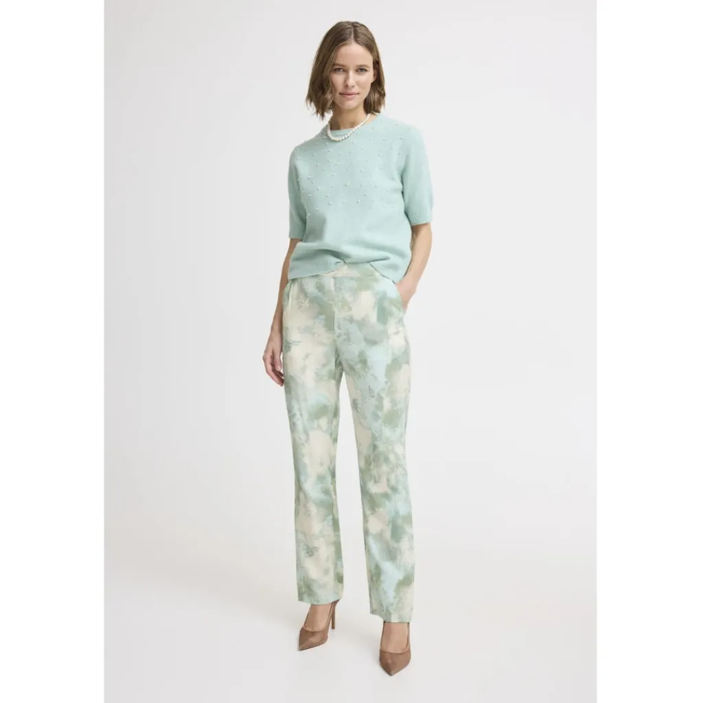 b.young dame bukser BYIBINE - Blue Haze Blur Sale