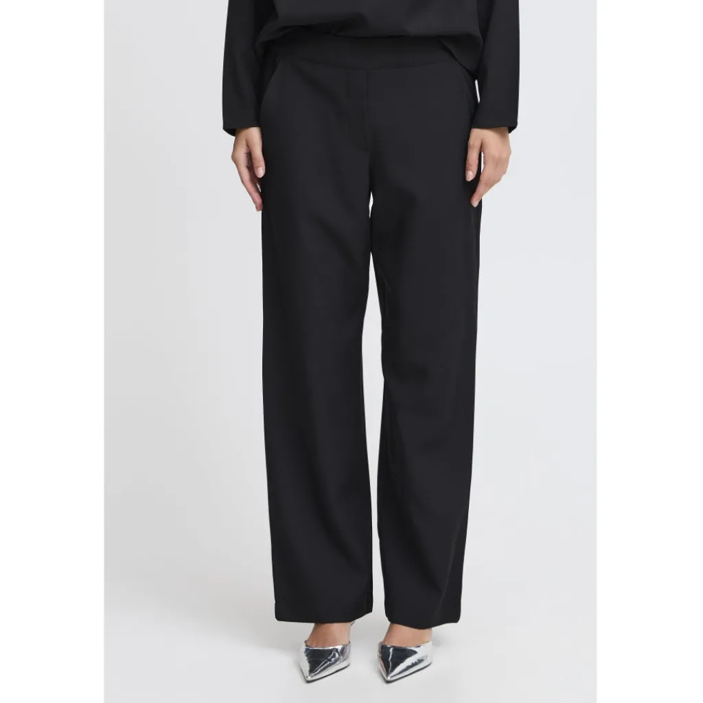 b.young dame bukser BYMMIDDE - Black Outlet