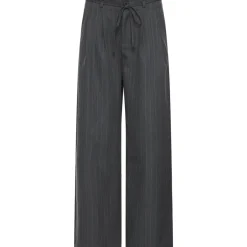 b.young dame bukser BYXDAYO - dark grey stripes Best