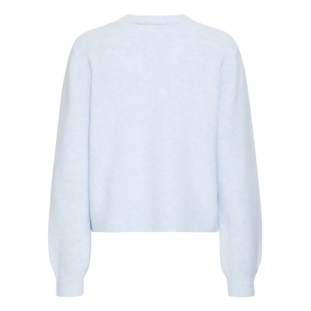 b.young dame cardigan BXOMEA - Cashmere Blue MELANGE Sale