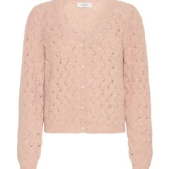 b.young DAME CARDIGAN BYNADIKA - Pale Mauve Melange