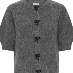 b.young dame cardigan BYOMEA - Dark grey melange Hot