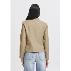 b.young dame jakke BYACOM - Roasted Cashew Discount