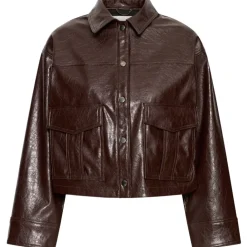 b.young DAME JAKKE BYDAINA - Chocolate Plum Clearance