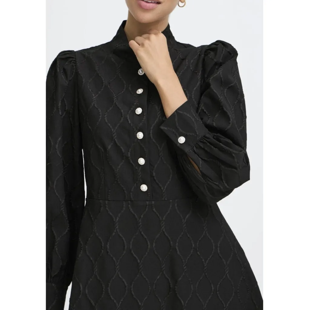 b.young dame kjole BYDESMORA - True Black Sale