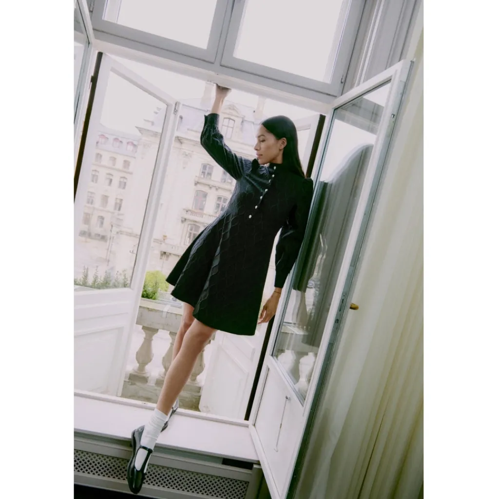 b.young dame kjole BYDESMORA - True Black Sale