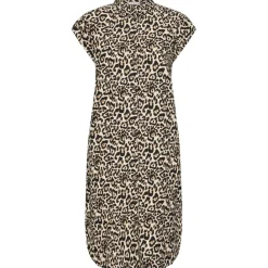 b.young dame kjole BYFALAKKA - Rainy Day Leopard Mix Online