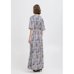 b.young dame kjole BYHILLY - Blue Paisley Mix Online