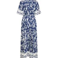 b.young dame kjole BYJASMINA - Medieval Blue Eth Mix Online