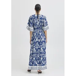 b.young dame kjole BYJASMINA - Medieval Blue Eth Mix Online