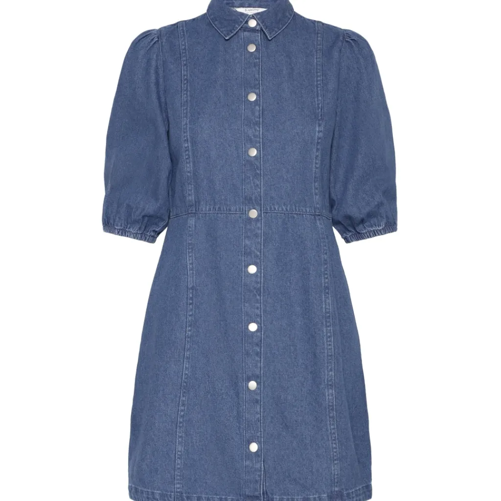 b.young dame kjole BYKAPUCA - Mid Blue Denim