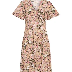 b.young dame kjole BYMMJOELLA - Coral Blush Flower Sale