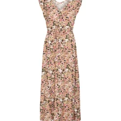 b.young dame kjole BYMMJOELLA - Coral Blush Flower Hot