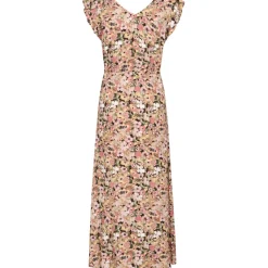 b.young dame kjole BYMMJOELLA - Coral Blush Flower Hot