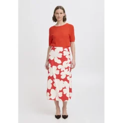 b.young dame nederdel BYIBINE - Flame Flower Mix Best