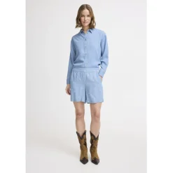 b.young dame shorts BYKOSMO - Light Blue Denim Online