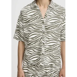 b.young dame skjorte BYFALAKKA - Animal Kalamata Mix New